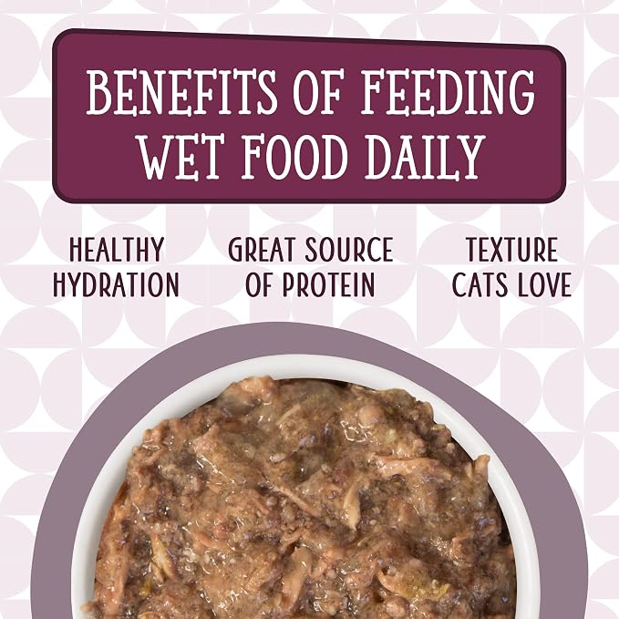 Weruva Cats in the Kitchen, The Double Dip with Chicken & Beef Au Jus Cat Food, 6oz Can (Pack of 24)