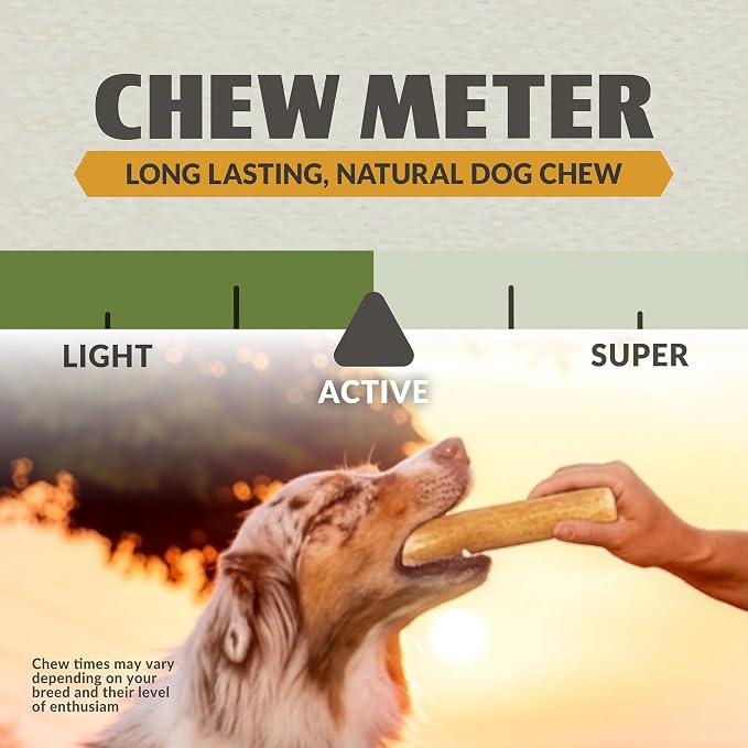 Wild Eats Lamb Collagen Cheek Rolls 5 Inch Dog Chews, 4 Pack, Medium Breed | Long lasting retriever style treats and bones, flavored substitute for pig ears, satisfying snack that keeps pups busy longer