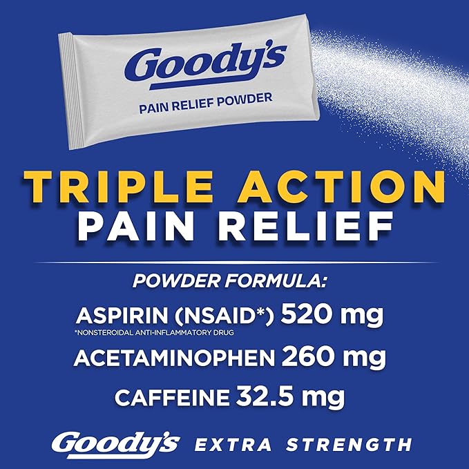 Goody's Extra Strength Headache Powders 50 ea (Pack of 6)