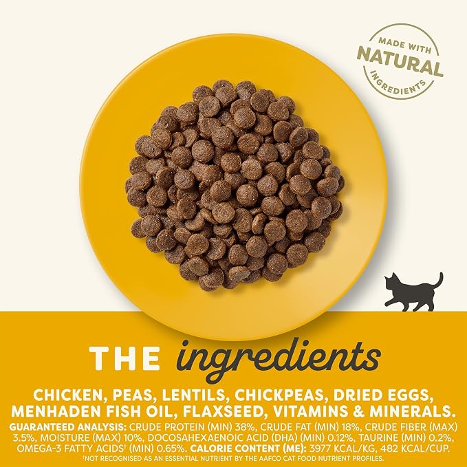 Applaws Kitten Chicken Grain Free Complete Dry Food 4 lb Bag | High Quality Protein, Limited Ingredient, Grain Free, Complete & Balanced with Added Vitamins & Minerals, Supports Hydration