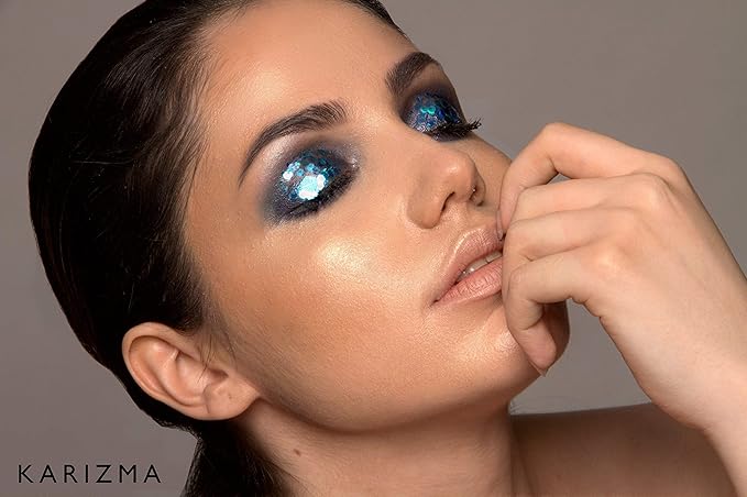 KARIZMA Mermaid Body Glitter. 30g Chunky Face, Hair, Eye and Body for Women. Rave, Festival Accessories, Cosmetic Makeup. Loose Set