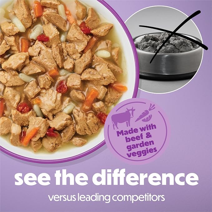 Beneful Purina Kitchen Creations with Beef and Garden Veggies in Sauce Wet Dog Food - 3 oz. Cans,(Pack of 24)
