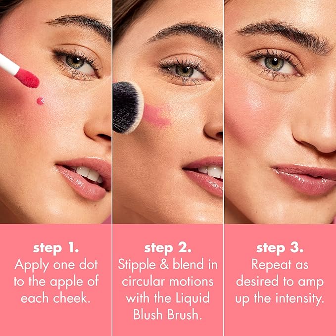 e.l.f. Camo Liquid Blush, Long-lasting Liquid Blush For High-pigment Color, Creates A Soft, Dewy Finish, Vegan & Cruelty-free, Bronze Bombshell