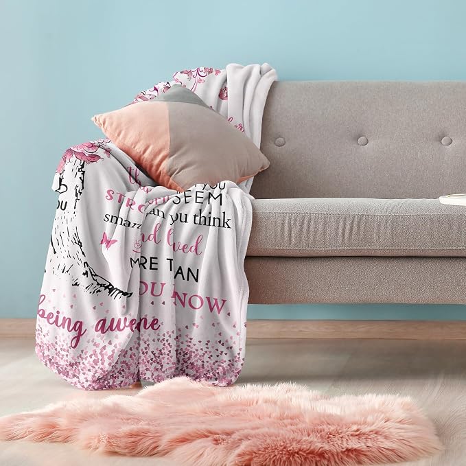 Vuinezo 19th Birthday Gifts for Girls Blanket 50"X60", Gifts for 19 Year Old Female, 19th Birthday Decorations, Sweet 19 Year Old Girl Birthday Gifts, 19 Year of Being Awesome