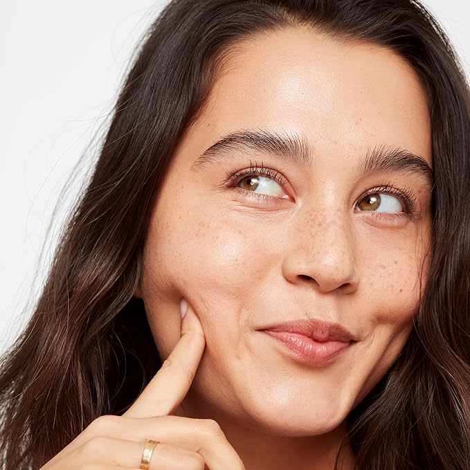 Saie Glowy Super Skin Tint Liquid Foundation - Weightless + Dewy Foundation with Lightweight Medium Coverage - Hydrating Face Makeup + Skin Care Serum Hybrid with Hyaluronic Acid - Shade 14 (1.01 oz)