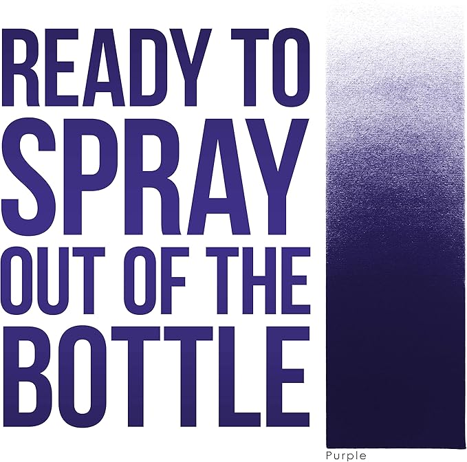 Custom Body Art Purple Airbrush Body Paint 8oz - Alcohol-Based, Waterproof, Body Paint for Adults, Cosplay, Temporary Tattoos