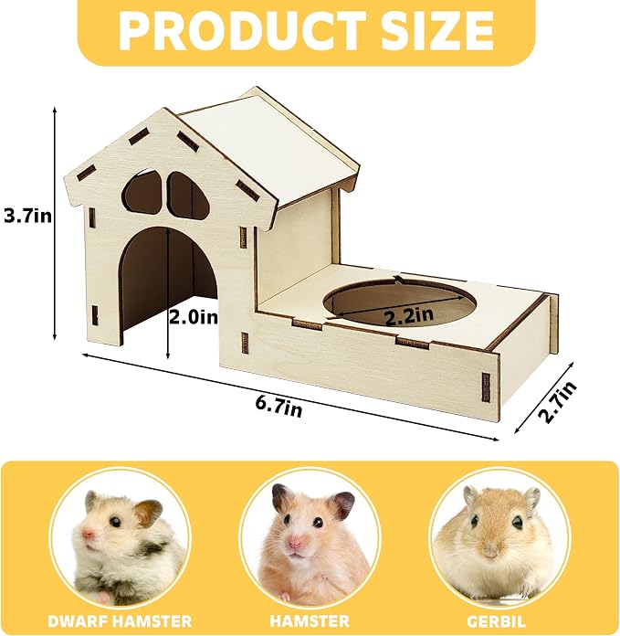 Big+Spring+Sales,Hamsters Foraging Toys, Small Animals Hide Treats Foraging Puzzle Toys,Wooden Foraging Game Interactive Enrichment Toy for Hamsters,Chinchillas,Rats and Gerbils