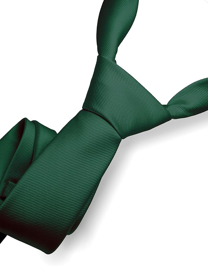 RBOCOTT Solid Color Tie Formal Necktie for Men