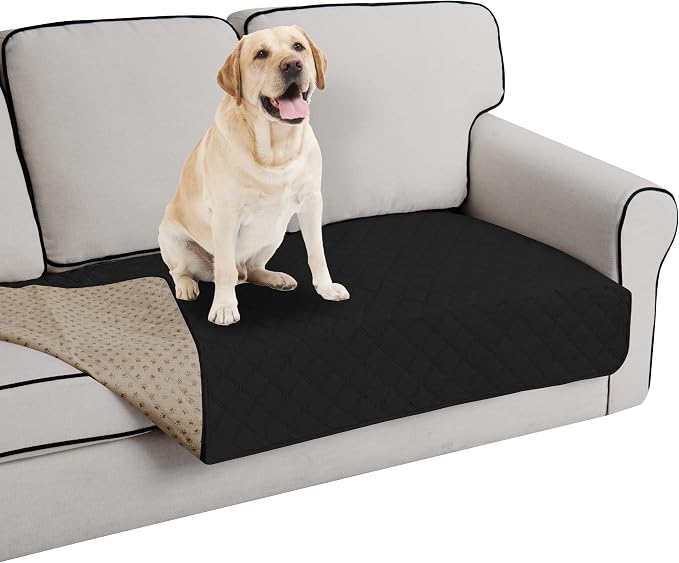 Easy-Going Waterproof Dog Bed Cover, Non-Slip Pet Blanket, 40x50in, Black | Leakproof Couch Cover, Machine Washable Furniture Mattress Protector, Soft Sofa Mat For Dogs, Pet Friendly