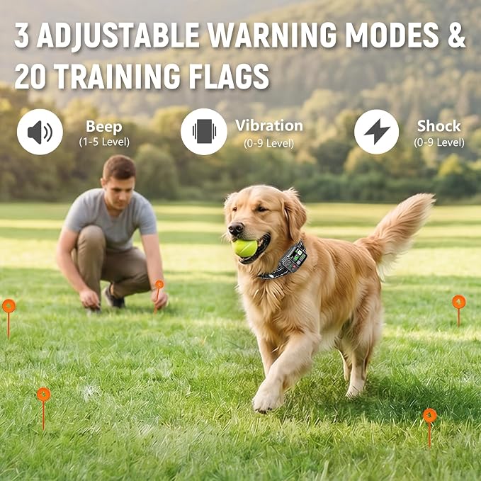 GPS Dog Collar Fence System Invisible Fence for Dogs