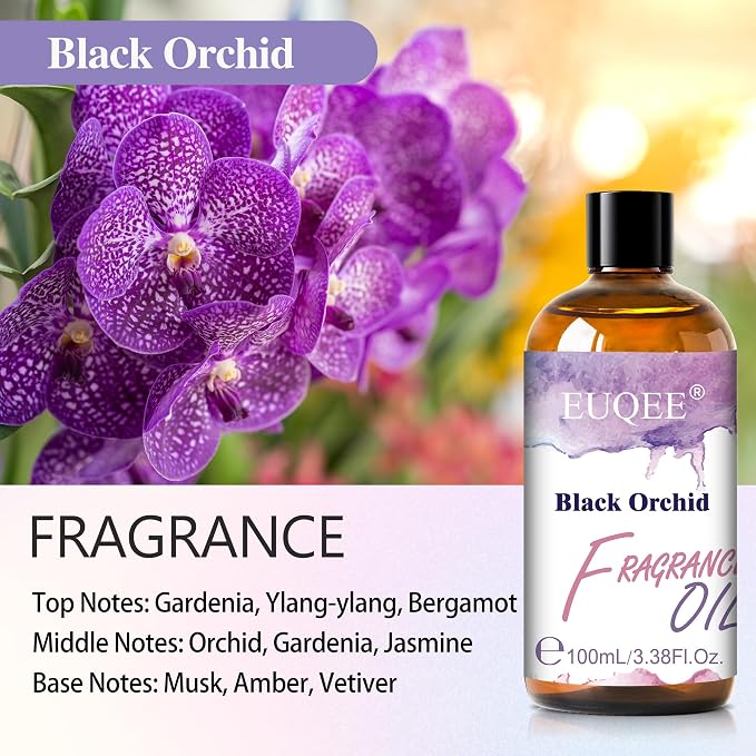 EUQEE Black Orchid Fragrance Oil 100ML