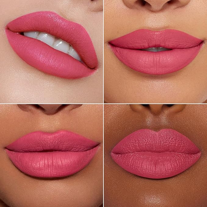 MAKI YIKA Pink Lipstick for Women Color Stay Long Lasting Lipsticks Nude Smudgeproof Matte Liquid Lipstick Transterproof Lip Makeup, Warm Pink