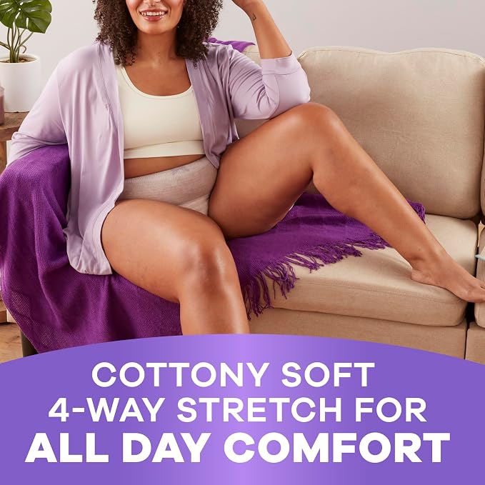 Always Discreet Adult Diapers for Women, Incontinence Underwear, Postpartum Essentials, Disposable Briefs, Max Absorbency, Bladder Leak Protection, Small/Medium, 19ct