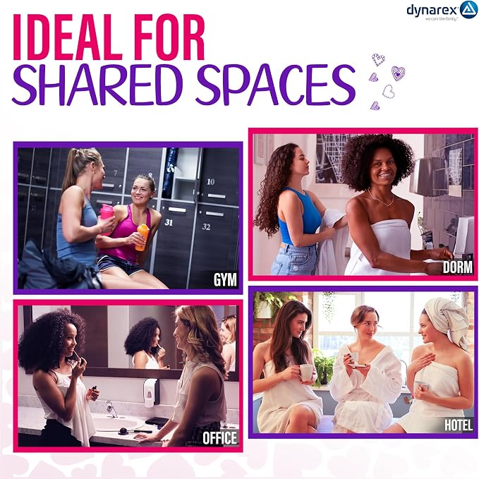 Dynarex Regular Tampons - Feminine Hygiene Product with Plastic Applicators for Common Areas - 6 Hours Protection 500Pcs. Per Box