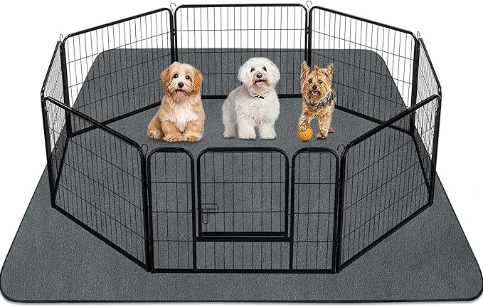 Washable Pee Pads for Dogs 72"x72" Reusable Dog Pads Extra Large Upgrade Non-Slip Dog Pee Pads Heavy Absorbency Puppy Pee Pads Quick Dry Whelping Pads/Waterproof Puppy Training Pad