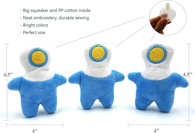 MODERN WAVE - Interactive Squeaky Plush Hide and Seek Squirrel Type Puzzle Toy for Dogs, Medium Size (Submarine and Divers)