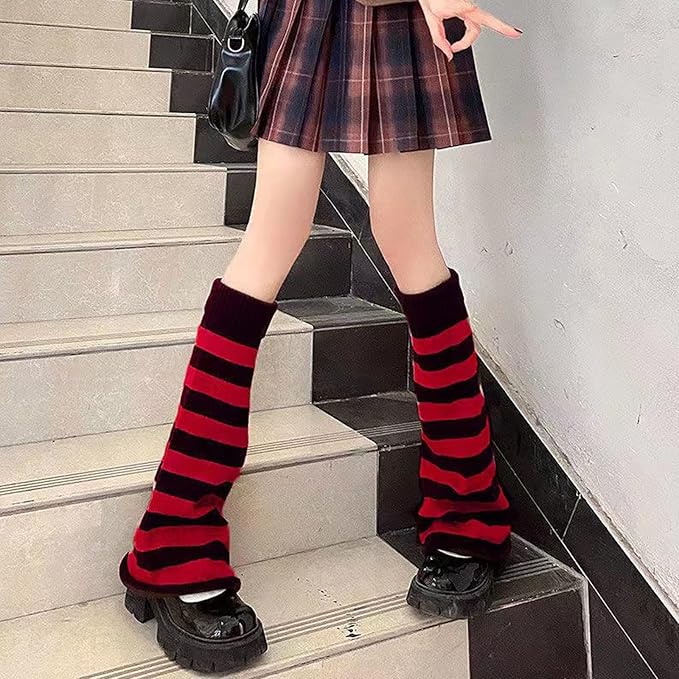Sexybody Women's Leg Warmers Fashion Knit Warmers Long Socks Cute Y2K Kawaii Japanese Lolita Harajuku Accessories for Girls