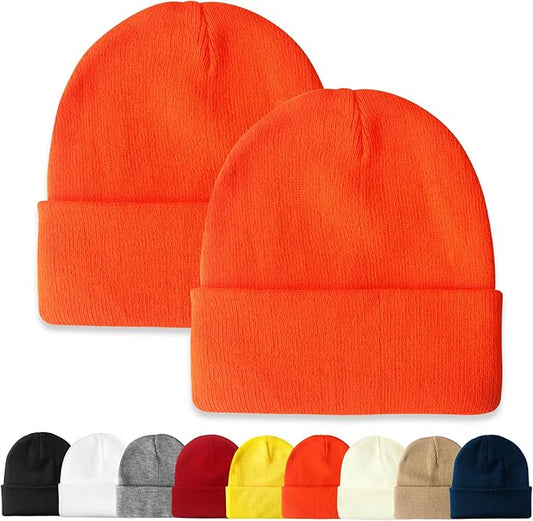 PFFY Unisex Beanie Hats for Men Women Knit Winter Beanies