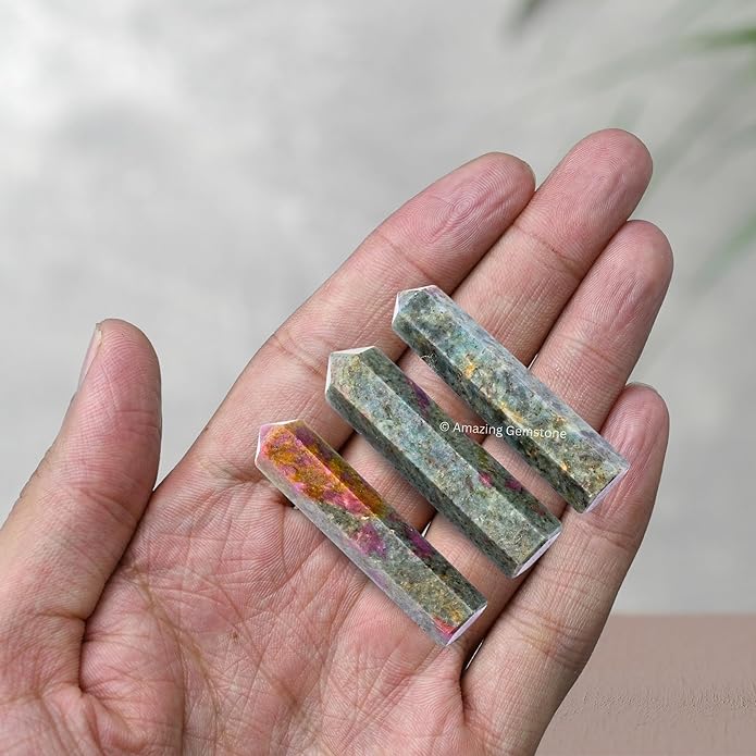 Amazing Gemstone Crystal Points Bulk Healing Crystals & Stones - Premium Single Terminated Healing Wand Point Bulk Crystals for Crafts, Crystal Grid, DIY Work