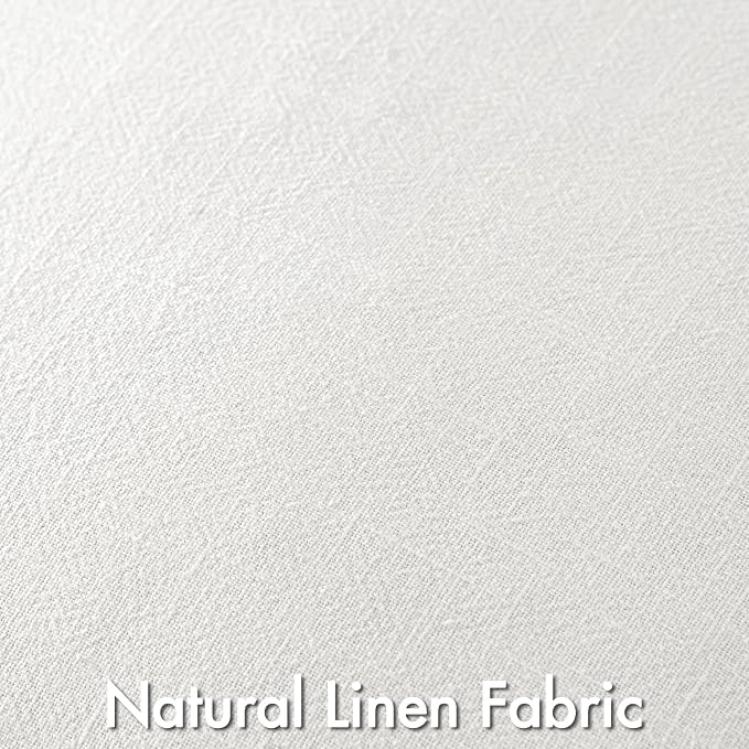 MIULEE Cream Boho Linen Decorative Pillow Covers 18x18 Inch Pack of 4 | Natural Throw Pillow Covers, Soft Farmhouse Couch Pillowcases, Modern Home Decors for Living Room Bed Sofa