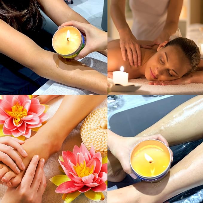 Massage Oil Candle - Cherry Blossom, 10 oz.