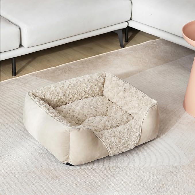 XX-Large Dog Bed Rectangle Washable Orthopedic Soft Calming Sleeping Durable Pet Cuddler with Anti-Slip Bottom