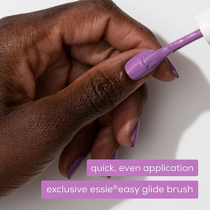 essie Nail Polish, Salon-Quality Grayish Brown Nail Polish, Vegan, Crochet Away, 0.46 fl oz