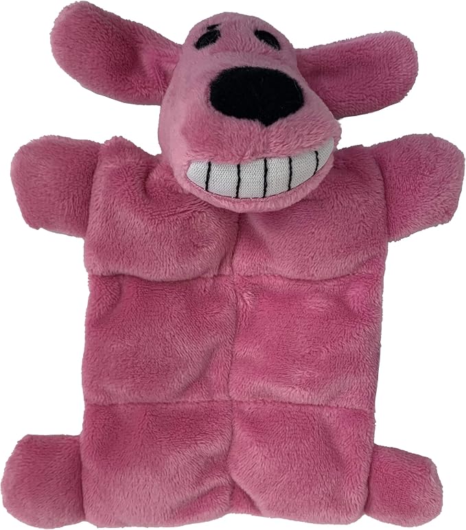 Multipet Loofa Squeaker Mat 6" Dog Toy (3 Pack)