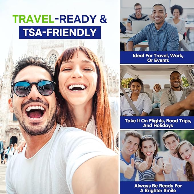 Pearl Smile Teeth Whitening Pen – 35% Urea Peroxide Gel, Clear Twist-Dispensing Whitening Pens for Stain Removal, Professional-Strength, Easy-to-Use, Travel-Friendly(A Set of 5 Pens)