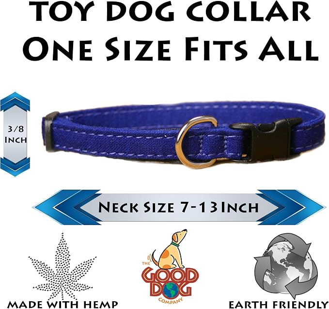 Toy Dog Collars (Blue)