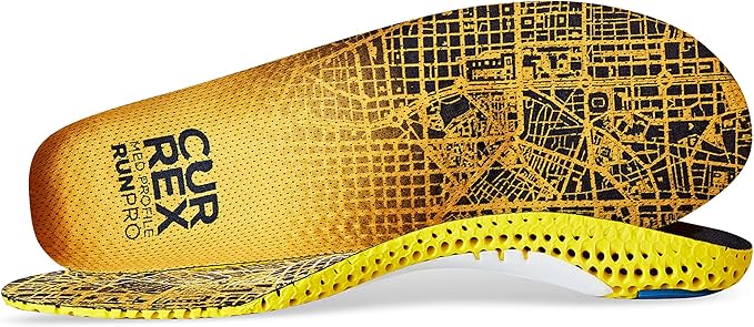 CURREX RunPro Insoles for Running Shoes, Arch Support Inserts to Help Reduce Fatigue, Prevent Injuries, Boost Performance for Men & Women (Medium Arch, Size XS)