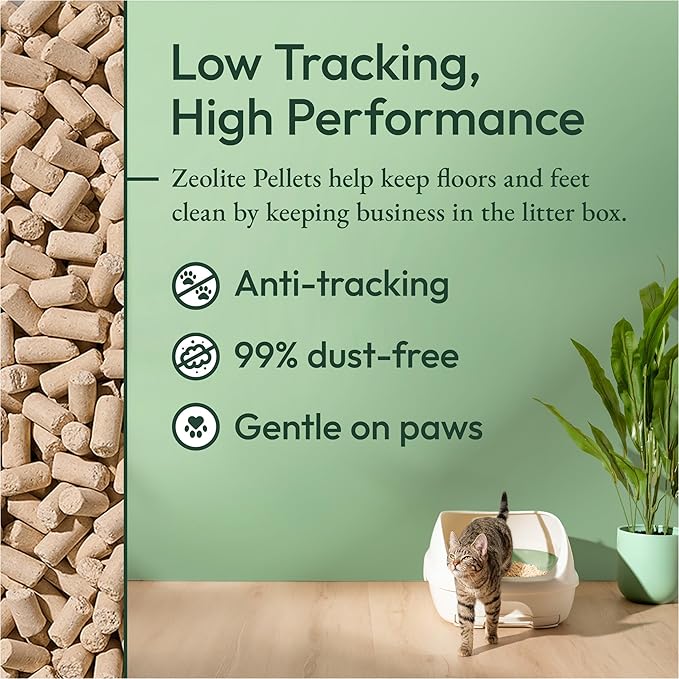 Purina Tidy Cats Breeze Litter System Refill Bundle - 7.91 lb Box | Includes odor absorbing dust-free pellets and absorbent pads for easy, mess-free maintenance
