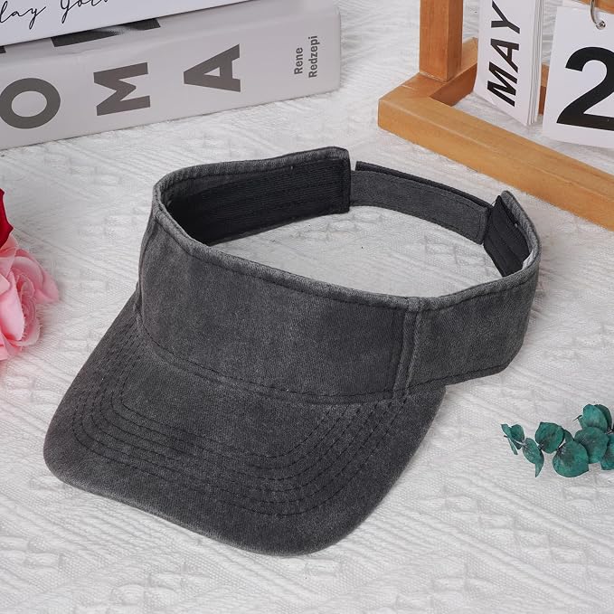 Marrywindix 1 Piece of Sport Wear Athletic Visor Sun Sports Visor Hat Visor Adjustable Cap for Women and Men