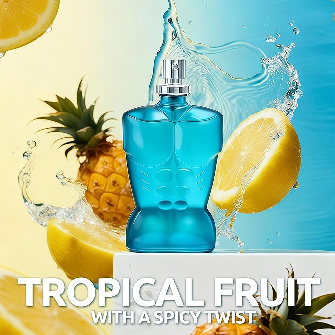 A CENTER 4-Piece Men's Fragrance Collection 3.4 Fl Oz Each | Long Lasting Fresh Aquatic, Woody & Spicy Cologne Set | Cologne Gift Daily Use(blue for men&Sean)