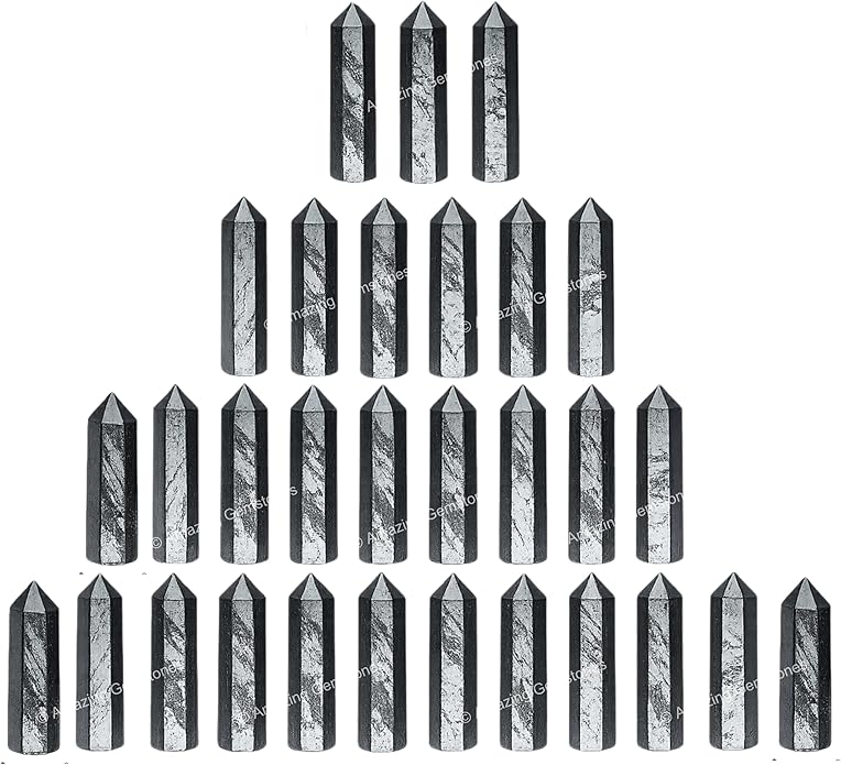 Amazing Gemstone Crystal Points Bulk Healing Crystals & Stones - Premium Single Terminated Healing Wand Point Bulk Crystals for Crafts, Crystal Grid, DIY Work