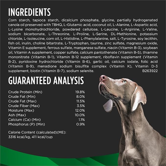 Pro Plan Veterinary Diets Purina El Elemental Dog Food Dry Formula - 16.5lb Bag