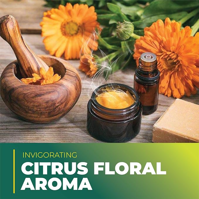 Tagetes Essential Oil – 100% Pure Steam Distilled from Tagetes minuta Flowers | Sweet, Citrusy Aromatherapy Oil for Relaxation & Massage | Top Note | Natural & Undiluted | India | 15ml