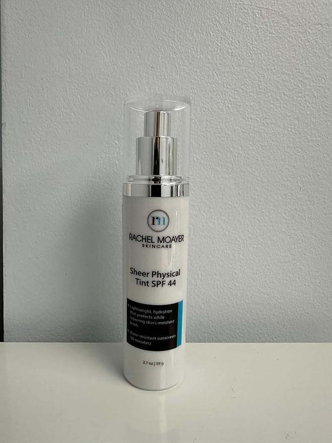 RM Sheer Physical Tint SPF 44, Non comedogenic, Hypoallergenic and water resistant for all skin types