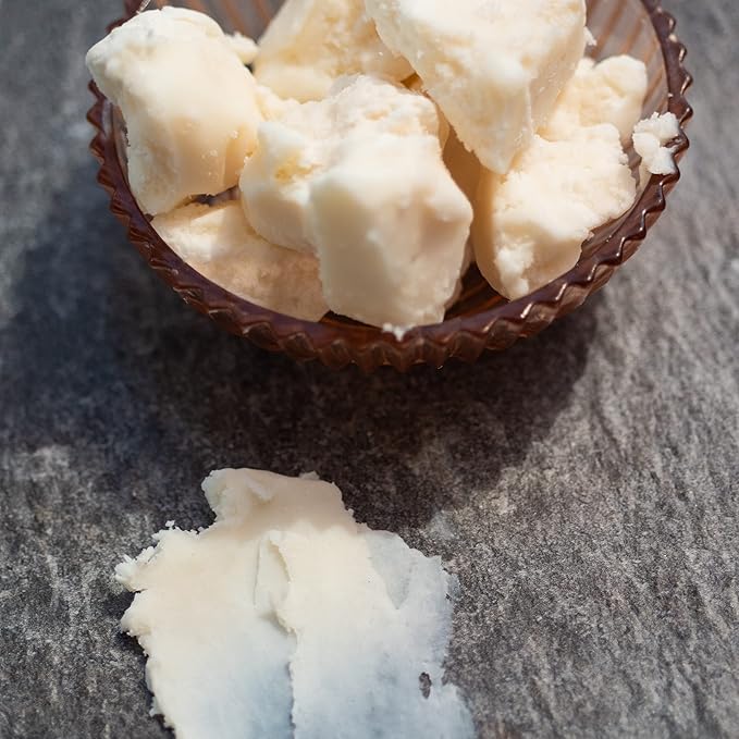 Raw Mango Butter - 100% Pure Mango Seed Butter - Natural Moisturizer for Skin and Hair - Use with Shea in DIY Body Butter, Lip Gloss, Lotion Bar and Soap Making, 8 oz Jar