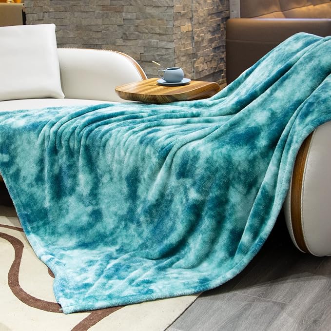 Plush Throw Blanket, Soft Flannel Fleece Blanket for Couch Sofa Bed, Cozy Warm Blanket for Bedroom Living Room, Decorative Luxury Throw, Gifts for Women, Birthday Gifts for Wife Mom Girlfriend