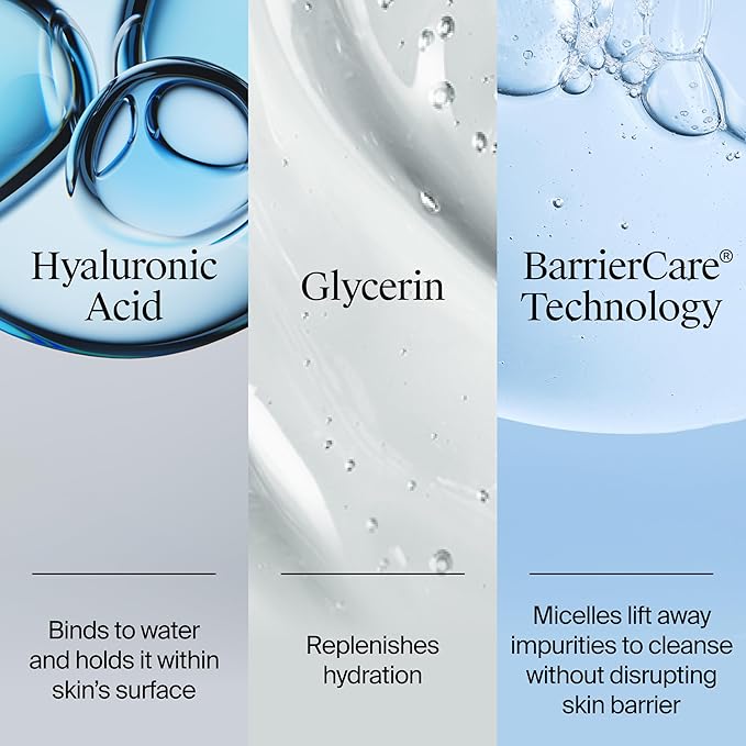 Neutrogena Hydro Boost Face Wash, Fragrance Free, Hydrating Facial Cleanser with Hyaluronic Acid, Daily Foaming Face Wash & Makeup Remover, Hypoallergenic Gel Cleanser, 12 fl. oz