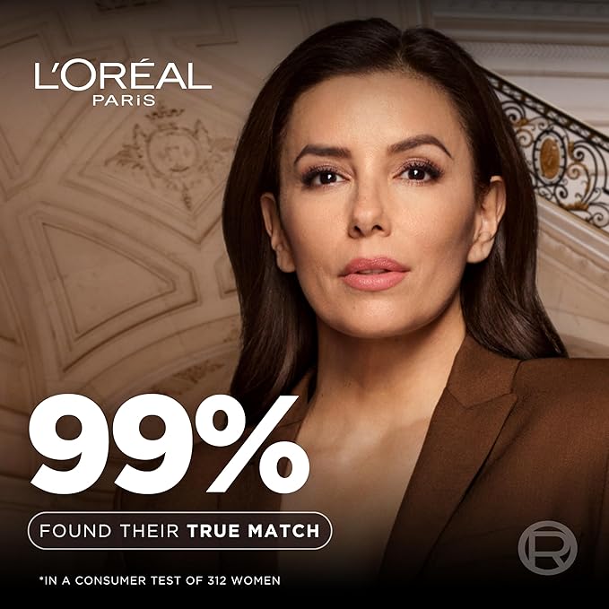 L'Oreal Paris True Match Super-Blendable Foundation, Medium Coverage Liquid Foundation Makeup, C0.5, Light, 1 Fl Oz