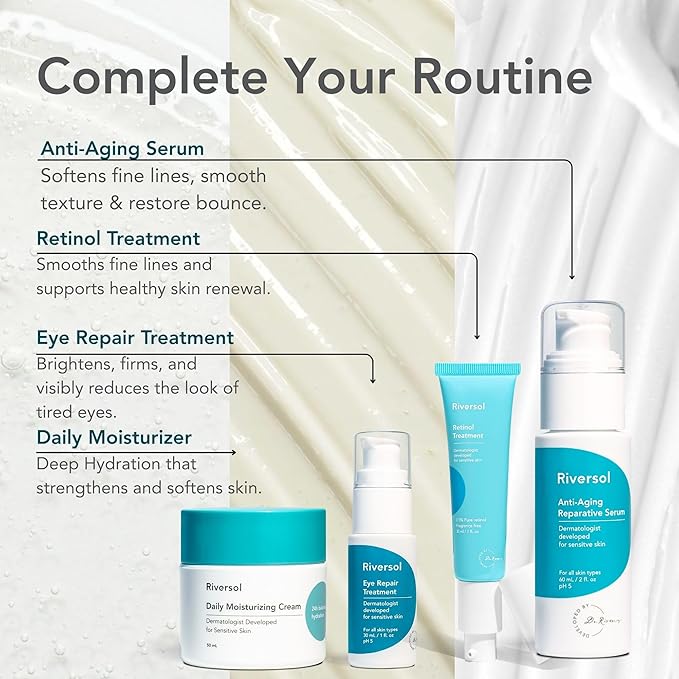 Riversol Hydrating Cream Cleanser | Gentle Face Wash for Dry & Sensitive Skin | Non-Foaming Moisturizing Cleanser w/Hinokitiol | Removes Makeup Gently | Fragrance Free | Dermatologist Developed