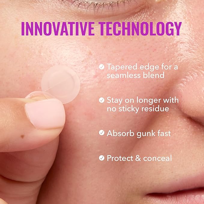 Good Molecules Pimple Patches Pack of 10 – 600 Patches (60×10) | Ultra-Thin Hydrocolloid Patches for Concealing Blemishes & Spots