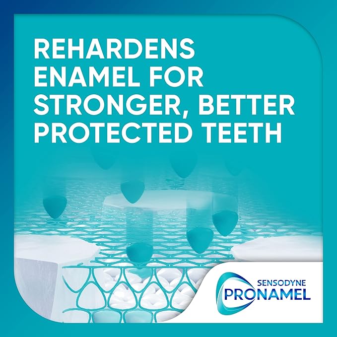 Sensodyne Pronamel Intensive Enamel Repair Toothpaste for Sensitive Teeth, to Reharden and Strengthen Enamel, Extra Fresh - 3.4 Ounces (Pack of 4)