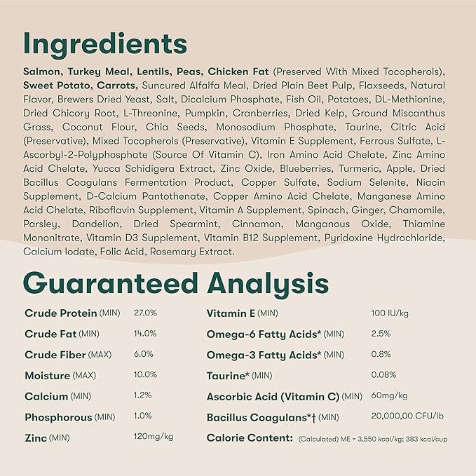Jinx Grain Free Dry Dog Food - Real Salmon, Sweet Potato & Carrot, 30lb | Premium Kibble for Digestive Support & Healthy Immunity - No Fillers, All Lifestages (Puppy, Adult & Senior), Breeds & Sizes