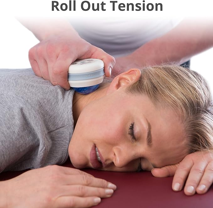 Body Back FSA Eligible Manual Massage Roller Ball | Deep Tissue Roller & Lacrosse Ball - Handheld Massager for Sore Muscles & Joint Pain | 360° Mobility Therapy Ball for Athletes & Fitness Recovery