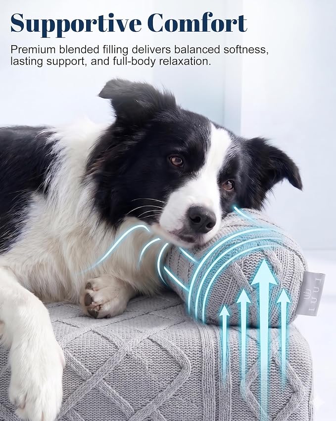 IUUI Dog Bed/Mat for Couch,Luxury Dog Couch Bed Sofa Furniture Protector | Non-Slip&Manchine Washable,Protects Sofa from Fur & Scratches,Ultrasoft Fluffy Texture,Cozy for All Size Dogs&Cats