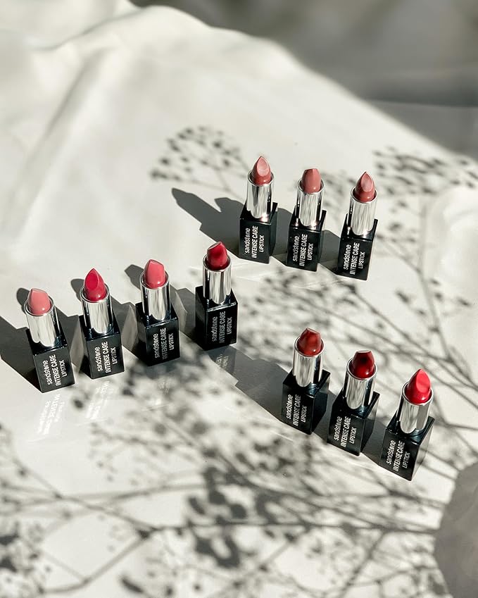 Sandstone Scandinavia Intense Care Lipstick - a hypoallergenic, gluten free, caring formula, with active and moisturizing ingredients. (41 First Love, 3,5 g)