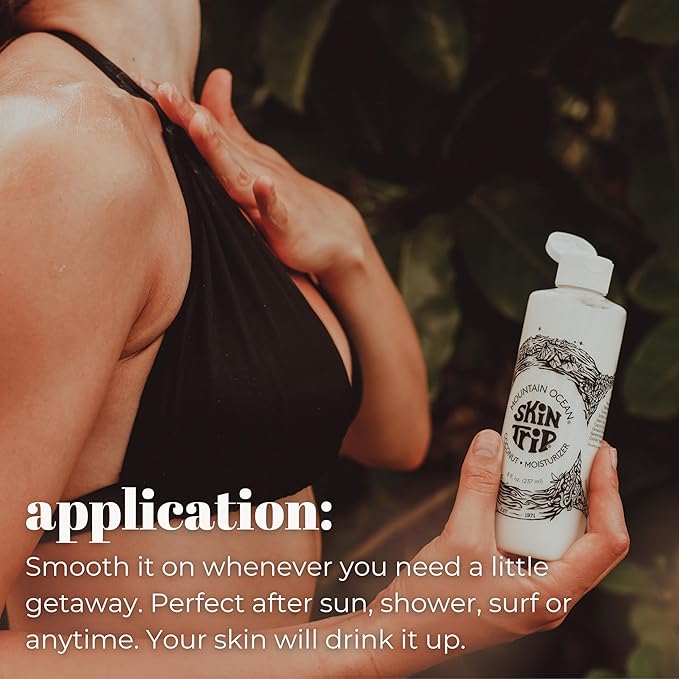 Mountain Ocean Skin Trip Coconut Body Lotion, 8 Oz (Pack of 3), Lightweight, Fast Asborbing Moisturizer for Women and Men, with Coconut Oil, Aloe Vera, & Lanolin